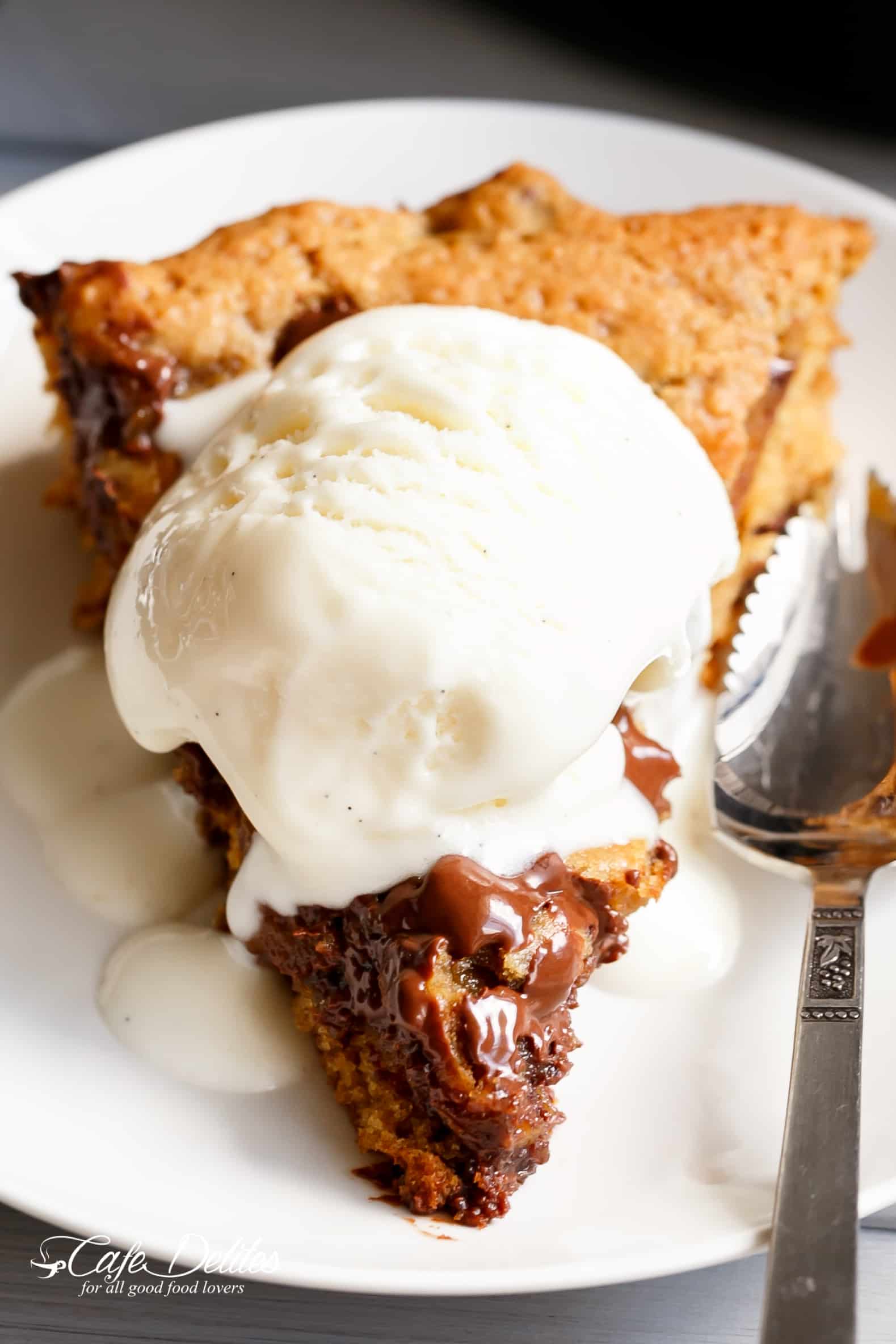 Deep Dish Nutella Cookie Pie: Gooey, Rich, & Irresistible